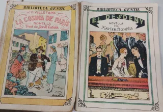 Libros vintage La Cosina de Paris y El Desdeny1930