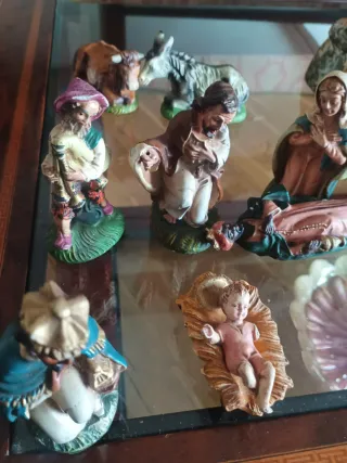 Belén vintage figuras