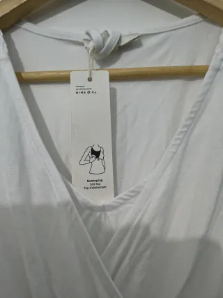 Camiseta lactancia Esprit blanca