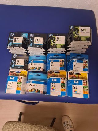 Pack 4 Cartuchos HP 21XL y 22XL (Alta Capacidad)