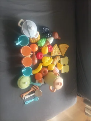 Set Cocina Juguete con Comida