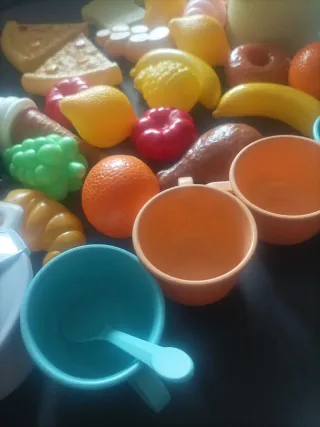 Set Cocina Juguete con Comida