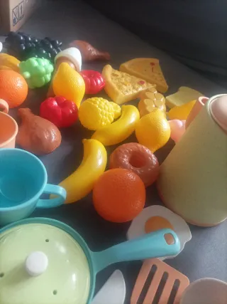 Set Cocina Juguete con Comida