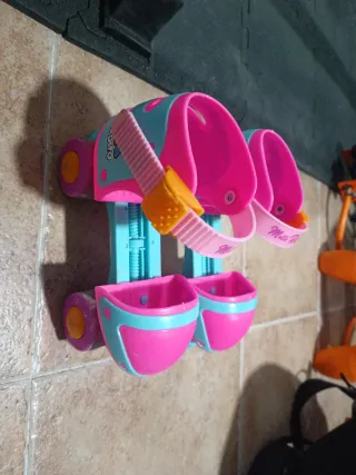 Patines 4 Ruedas Molto Rosa/Azul