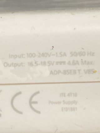 Cargador Apple 85W MagSafe MacBook