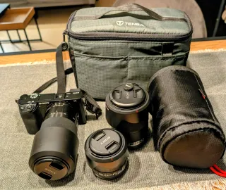 Fotocamera Sony Alpha 6100 - Set completo premium in vendita