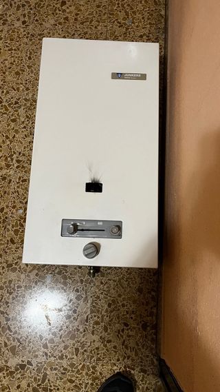 Calentador Junkers Gas Natural Blanco