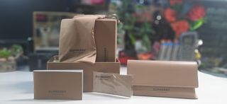 Burberry Set Custodia Occhiali Originale Nuovo