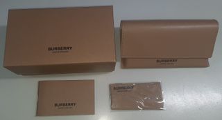 Burberry Set Custodia Occhiali Originale Nuovo