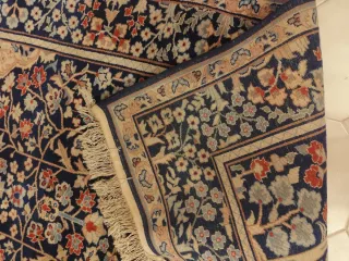 Tappeto Persiano Kirman - Lana Blu/Rosso