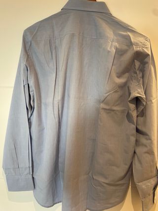 Camisa de vestir Cardigan azul caballero