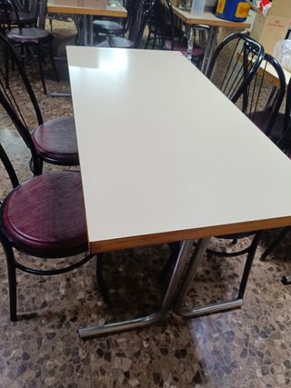 Mesas restaurante 120x60 cm (25 unidades)