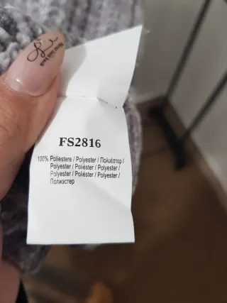 Maglione donna grigio taglia unica in ciniglia