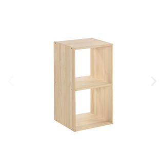 Estantería pino 2 cubos