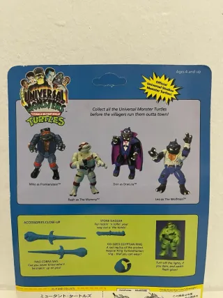 Tortugas Ninja Raph como Momia Universal Monsters