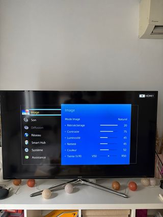 Televisión Samsung Negra