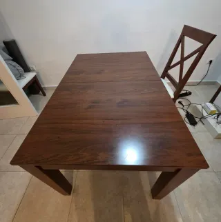 Mesa y 6 Sillas Comedor Madera