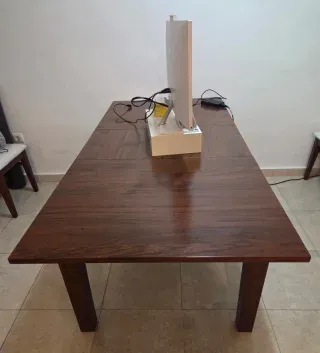 Mesa y 6 Sillas Comedor Madera