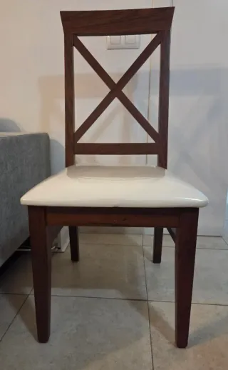 Mesa y 6 Sillas Comedor Madera