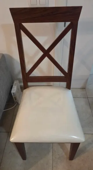 Mesa y 6 Sillas Comedor Madera