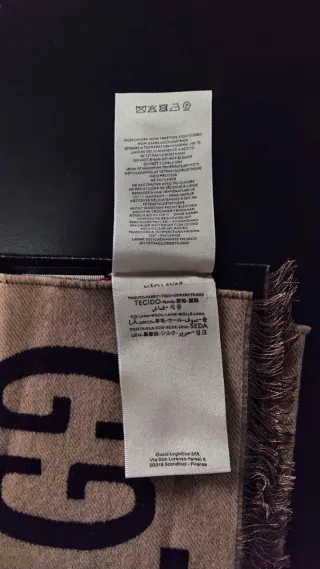 Sciarpa Gucci Lana e sera GG donna