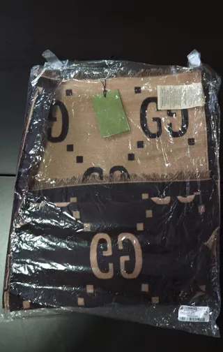 Sciarpa Gucci Lana e sera GG donna