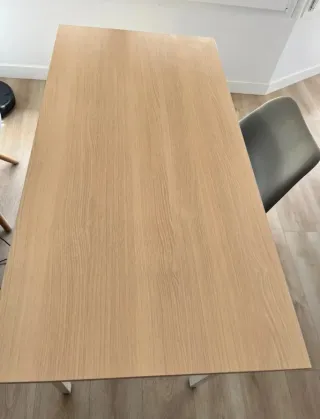 Mesa escritorio plegable nórdica madera