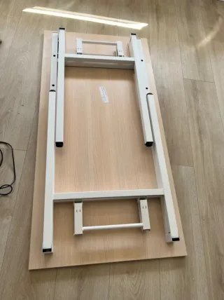 Mesa escritorio plegable nórdica madera