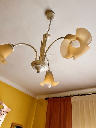 Lámpara colgante de 3 tulipas