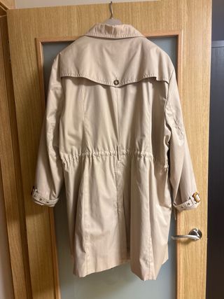 Gabardina Talla y moda Beige Talla XL