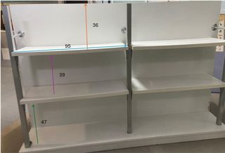 Estantería blanca Royal Canin