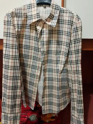 Camicia a quadretti in puro cotone