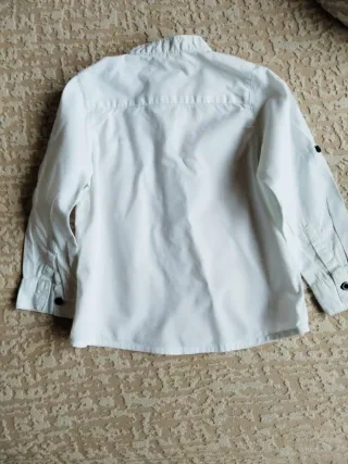 Camisa blanca niño T 18-24 meses