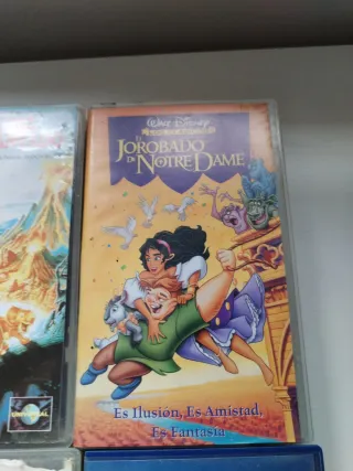 Lote 6 Películas VHS Disney Clásicos