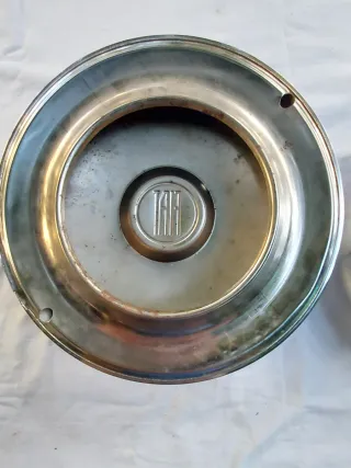 Coppette Fiat Cromate (2 pezzi)