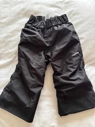 Pantalones de esquí infantiles negros