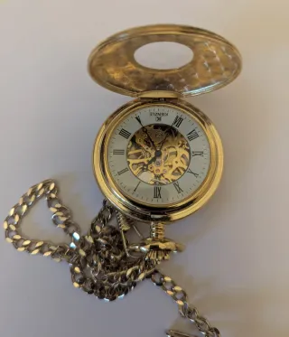 Orologio da tasca Kienzle scheletrato oro