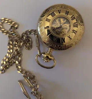 Orologio da tasca Kienzle scheletrato oro