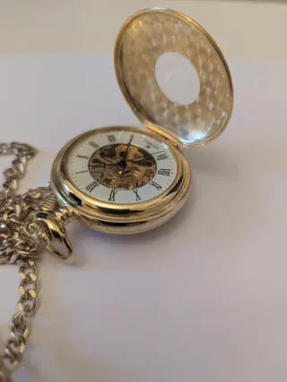 Orologio da tasca Kienzle scheletrato oro