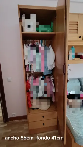 Cama nido con armarios