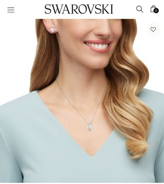 Conjunto Swarovski Collar y Pendientes