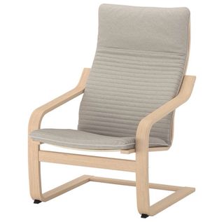 Sillón IKEA POÄNG cojín beige