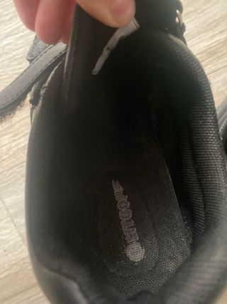 Scarpe uomo similpelle doppio strappo n.44