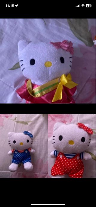 3 Peluche Hello Kitty