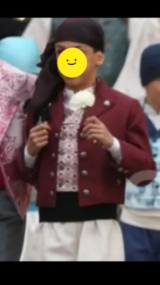 Traje de fallera.niño 7-10 años