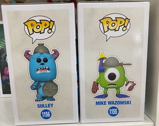 Cajas Funko Pop! Sulley 1156 y Mike 1155