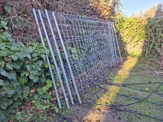 Valla móvil de obra metálica