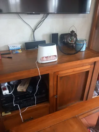 Mesa TV Madera Maciza Pino