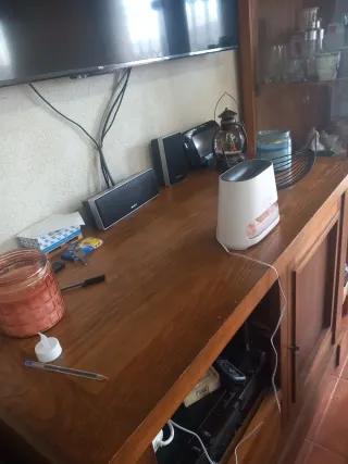 Mesa TV Madera Maciza Pino