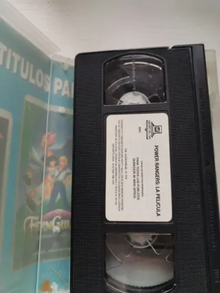 Power Rangers: La Película VHS (1995)